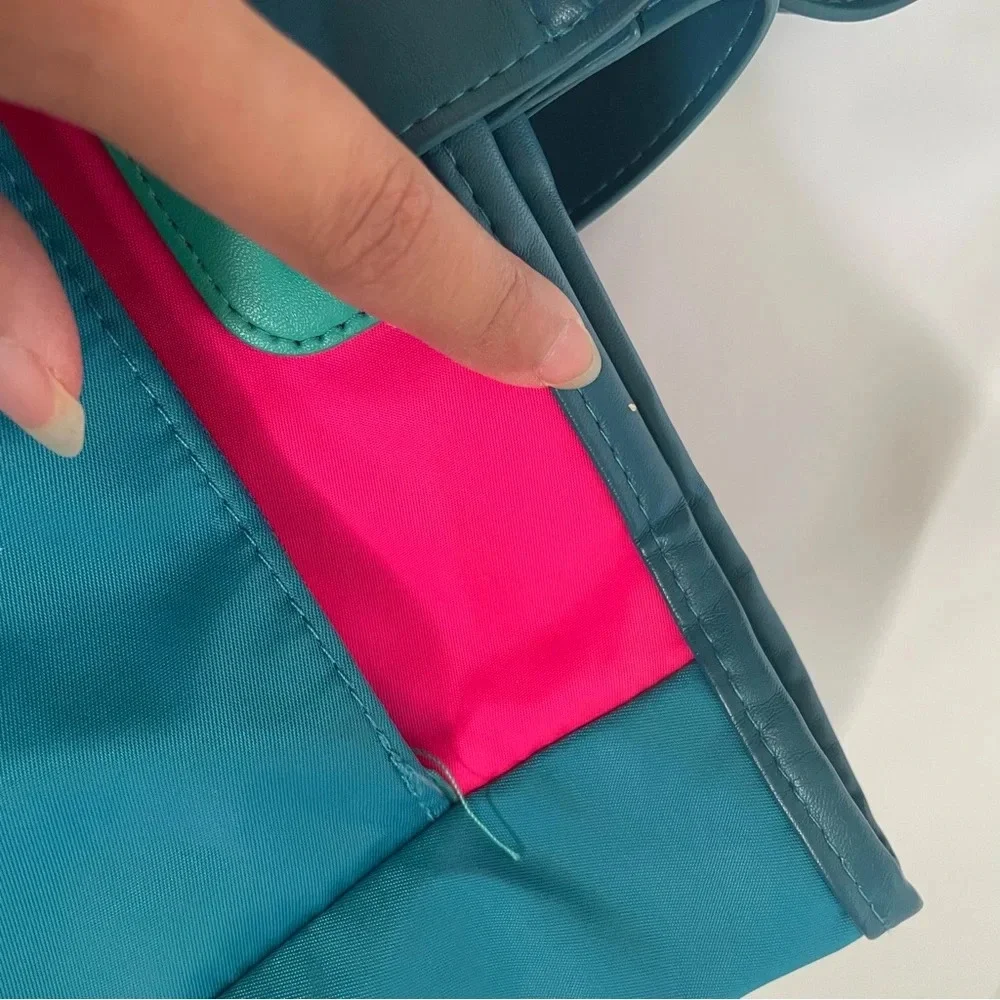 ๐ Elevate Your Style: Vintage Tupperware Shoulder Bag, Unique Neon Colors ๐ - Picture 12 of 16